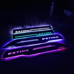 Moving led door sill plates for toyota Estima ANH30