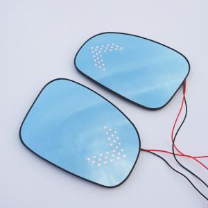 Wide Angle Side Rearview Mirror Blue Glass Lens with LED arrow indicator For Prius 30 ANH 50ANH