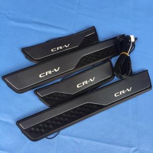 Stainless steel led door sill plate for crv 2017-2020