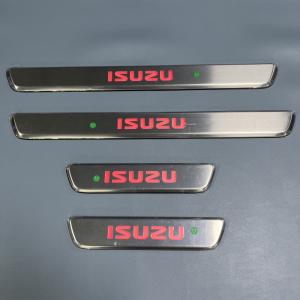 stainless steel wireless illuminated led Door Sill plates for ISUZU